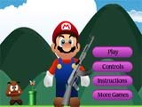 mario shooting enemy